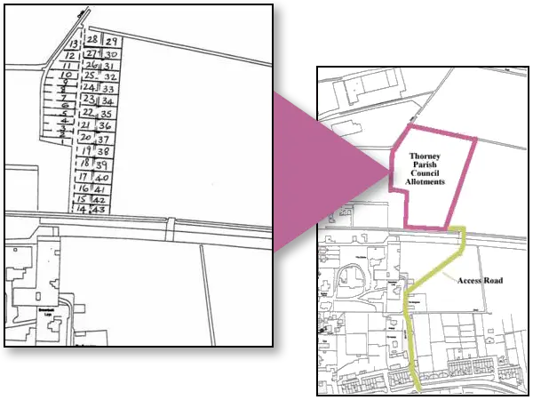 Directions to the Thorney allotments